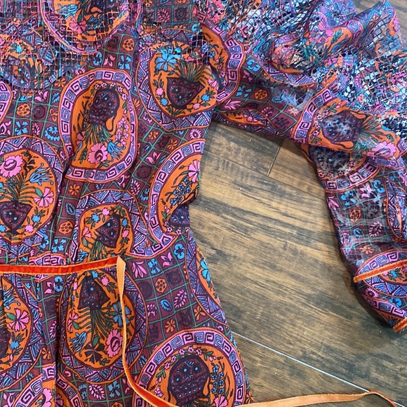 Anna Sui Printed Plant Dress - Picture 3 of 14